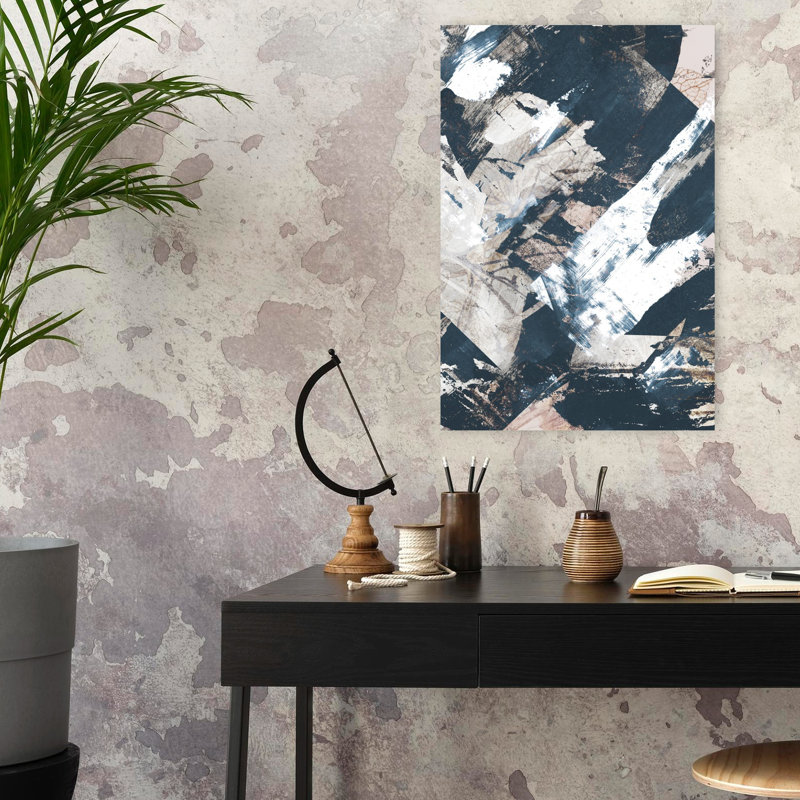 Luma, art abstrait contemporain, H 24 po x l 16 po