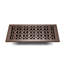 Taille de registre de la plaque de ventilation de plancher avec plaque supérieure de l'amortisseur-110508190-110508184