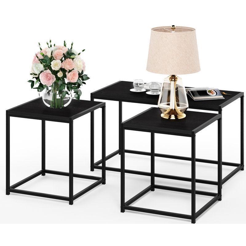 Ensemble de tables basses 3 pièces Gramercie, Americano, Noir