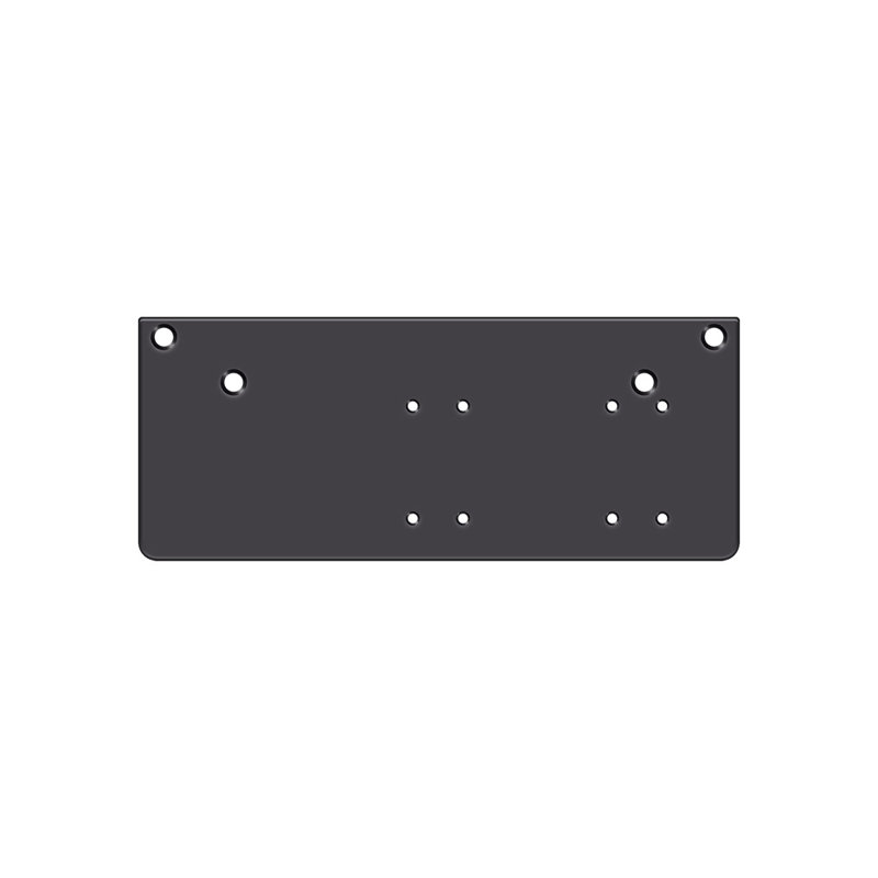 Deltana DP4041P-DURO Drop Plate for DC40 - Parallel Arm Installation Black
