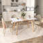 Lozano Extendable Metal Base Dining Table-177832626-177832627