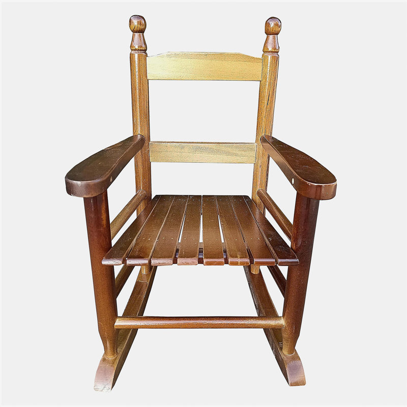Chaise berçante pour enfants en chêne - Intérieur ou extérieur - Convient aux enfants - Durable, Chêne