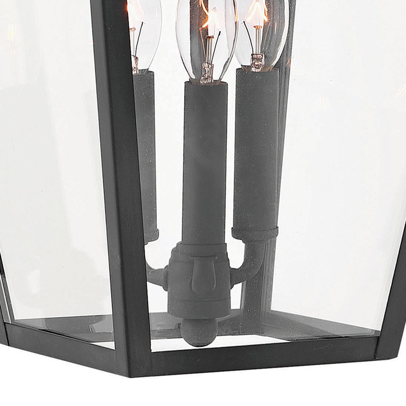 Alford Place 3-Light Outdoor Wall Lantern, Oil Rubbed Bronze, 20.5" H x 12" W x 13.5" D, 3 Lights