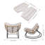 Fleece Fabric；Iron Rocking Chair-1993216745