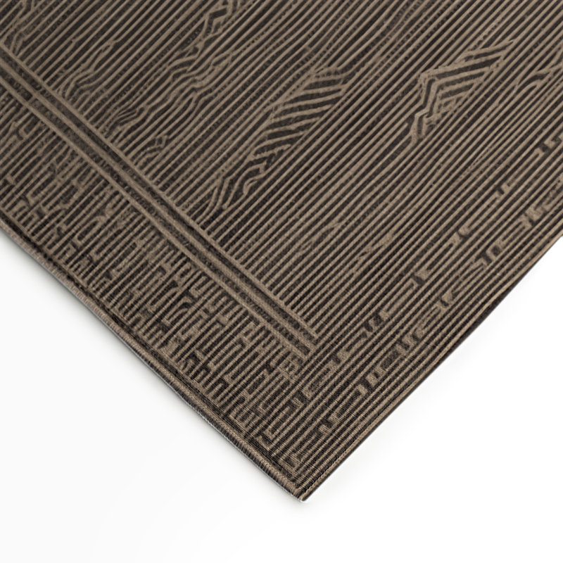 Tapis intérieur et extérieur ArtDeco, Rectangle 9 pi x 12 pi