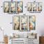 «Beige Mums In Bouquet Bliss» - ensemble de salon mural 3 mamans-791870406-791870404