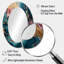Exploring The Depths Of Pink Gold Geode II - Abstract Marble Round Mirror Wall Decor_MTMIR61528-1100119699-1100119700