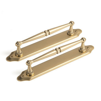 Poignée de tiroir rétro Vintage G023 - laiton antique, poignée décorative détaillée pour armoires et meubles