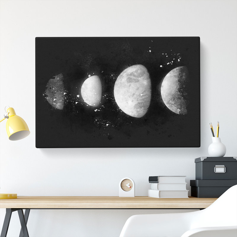 Moons Of Jupiter - Wrapped Canvas Print, 50cm H x 76cm W x 3cm D