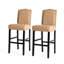 Tabouret de bar en cuir reconstitué avec dossier haut-2008008878
