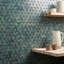 Bushwick 10.62 In. X 14.56 In. Triangle Glossy Lava Stone Mosaic Floor And Wall Tile (5.35 Sq. Ft. / Case)-22301118