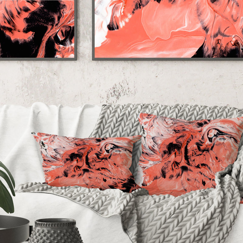 Abstract Throw Pillow