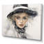 " Fashion Woman With Hat Timeless Beauty II "-1622204580-1622204579