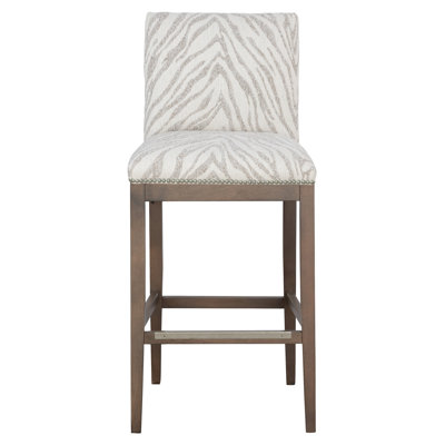 Nova Upholstered Stool with Solid Wood Frame