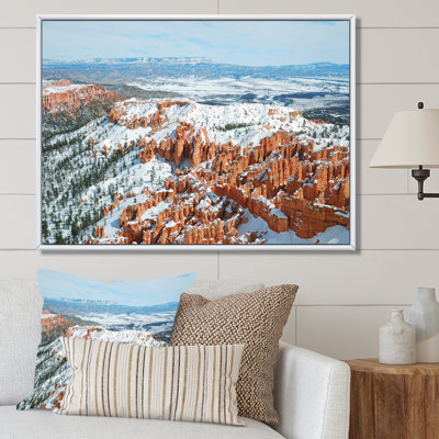 «Bryce Canyon Utah in Winter», reproduction sur toile