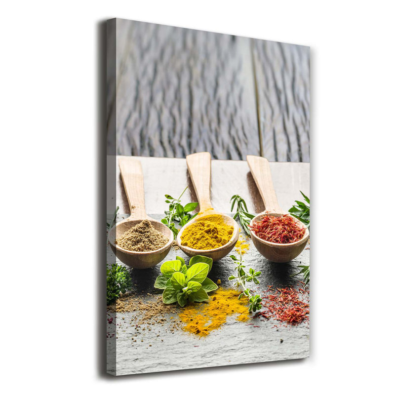 Spices - Wrapped Canvas Print