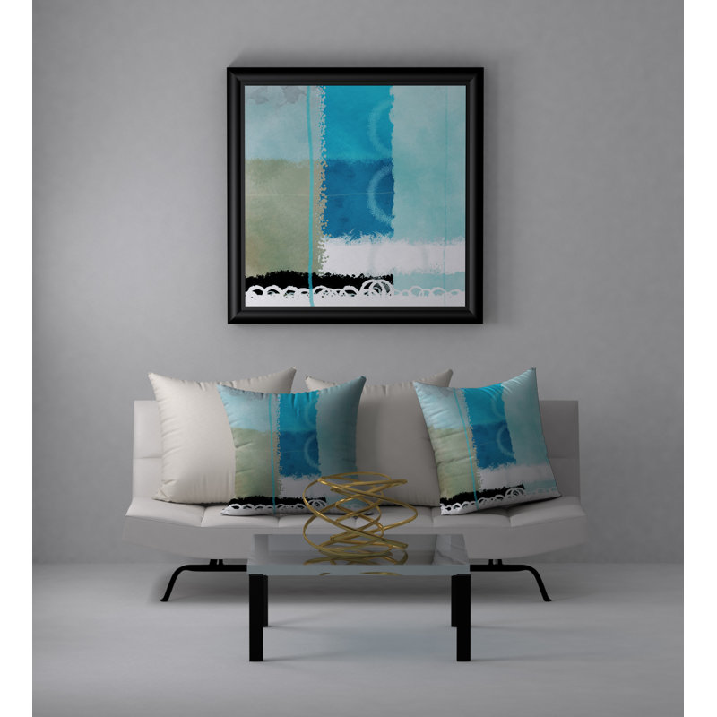 Délicieux Coussin décoratif carré effervescent, 18 po x 18 po