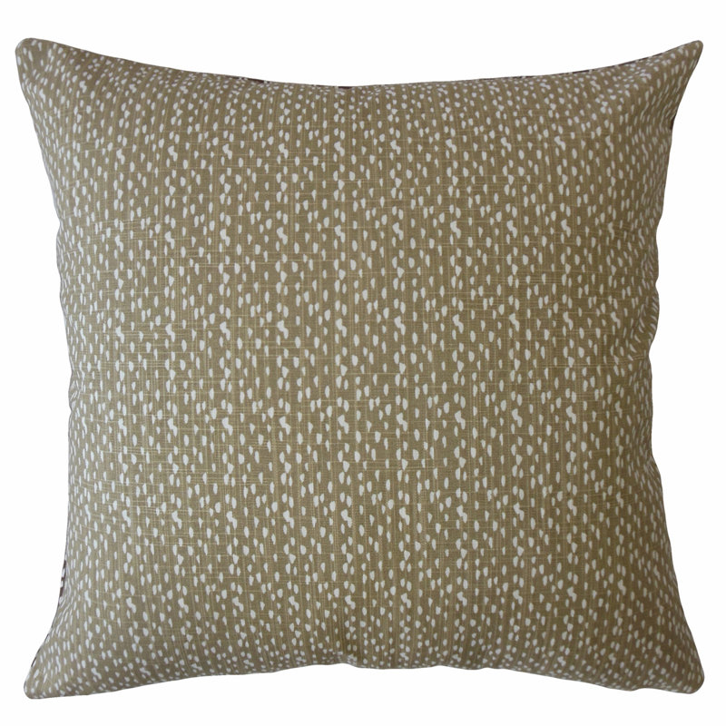 Oreiller en coton Xakery, 22 po x 22 po, Lasso