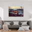 Gulf Stream Classic Abstract Orchid Shark Coastal Ocean Wall Art Print by Winslow Homer - 1 Piece Wrapped Canvas Wall Art-1698176294