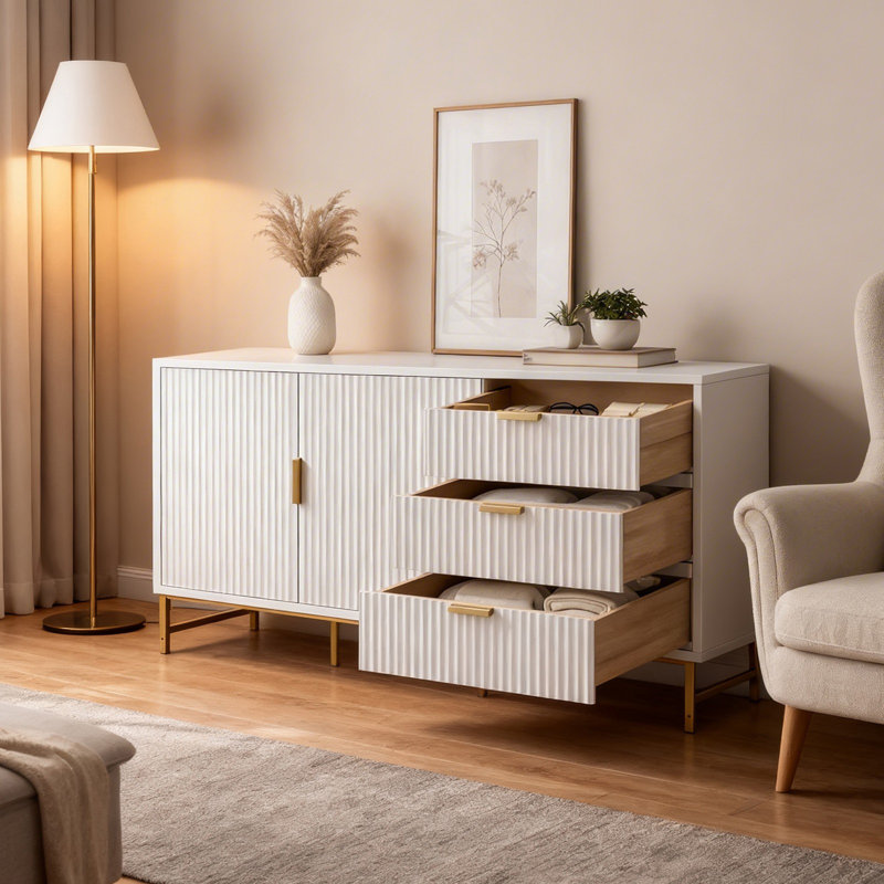 40cm Solid Wood Sideboard