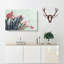 Bunch Of Pink Tulips - Wrapped Canvas Painting-56661263