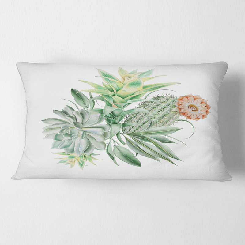 Floral Throw Pillow