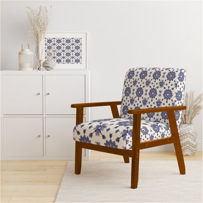 Chaise rembourrée mauve mauve Country Farmhouse