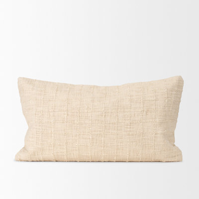 Housse de coussin décoratif texturé Jacory