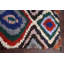 Tapis de couloir multicolore en laine noué à la main de conception unique 2 pi 6 po x 6 pi 10 po