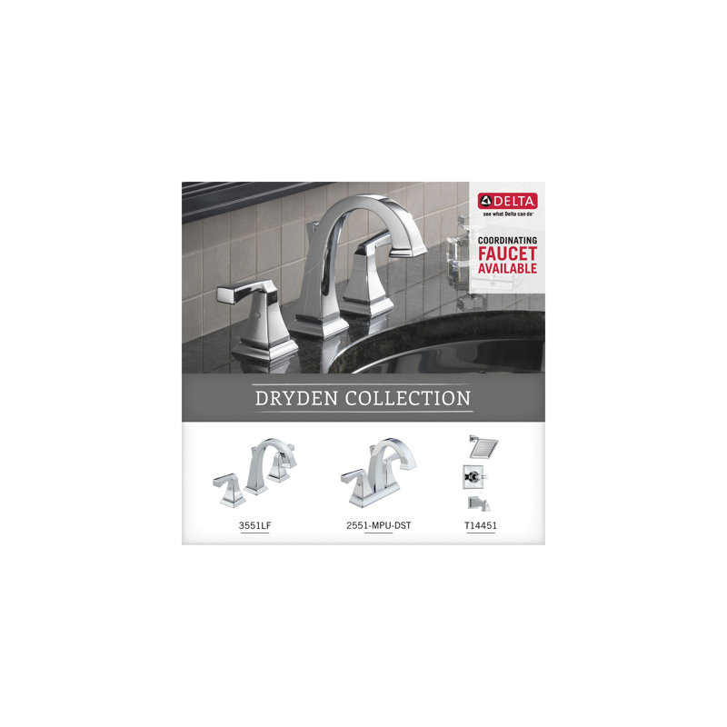 Drydentm porte-peignoir mural, Chrome poli