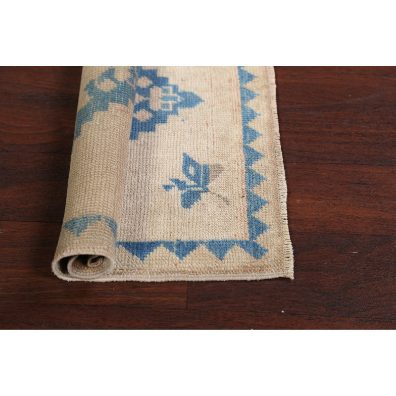 One-of-a-Kind 1'9" X 2'2" 1980s Wool Area Rug in