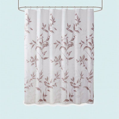 Burnout Printed Shower Curtain