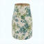Vase à fleurs 9,4 "H, pichet décoratif en céramique avec motif floral