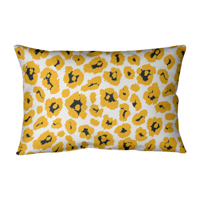 Animal Print Linen Reversible Pillow Cover