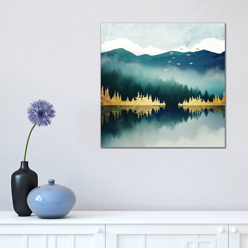 Mist Reflection - Print on Canvas, Wrapped Canvas, 45.72 cm H x 45.72 cm W x 1.91 cm D