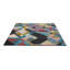 Hand Tufted Wool Abstract Area Rug in Light Purple/Pink/Light Blue-52216213
