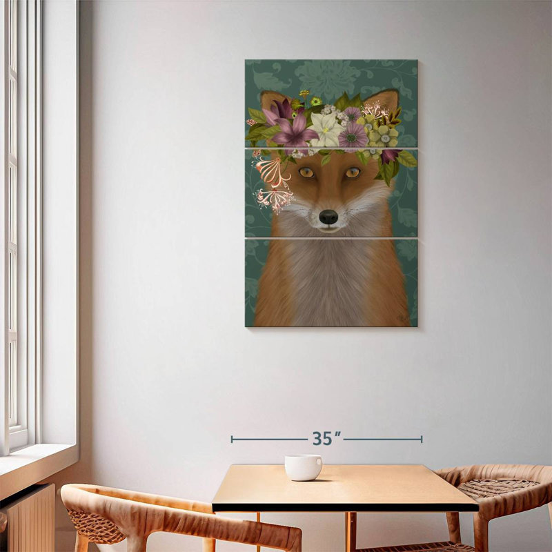 Brampt Fox Bohemian, 57" H x 36" W