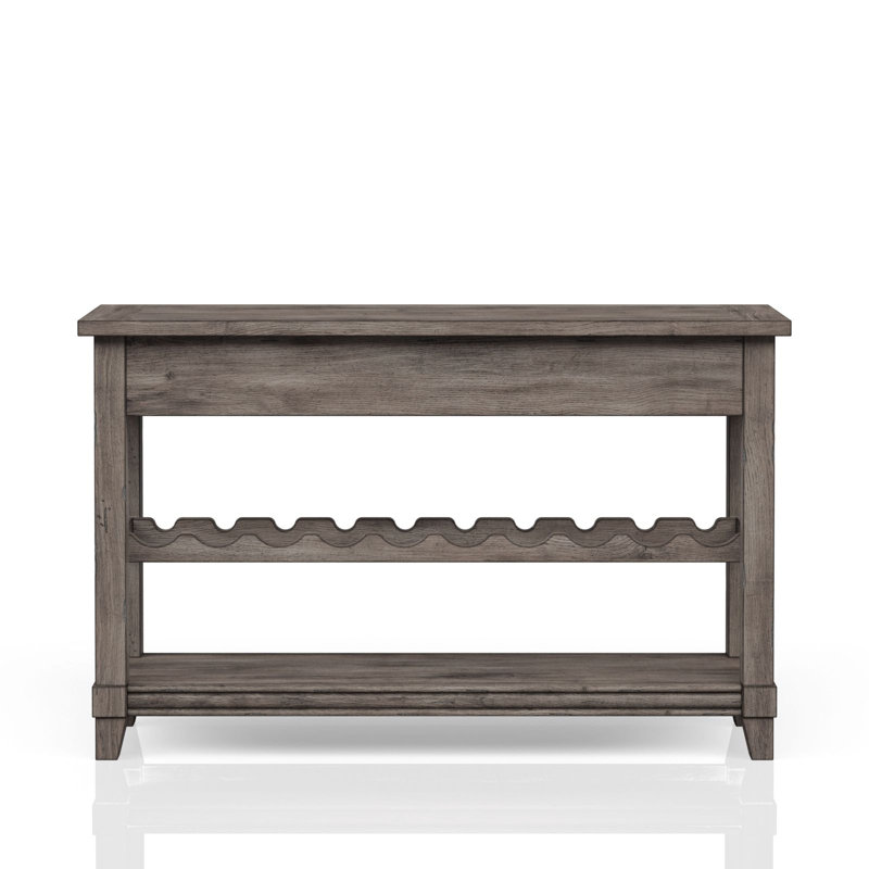 Console avec rangement pour bouteilles de vin et tiroirs de rangement