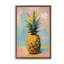 Cadre flottant Pineapple Dream over Pink Blue, design par LSR Design Studio-1760468754-1760468752