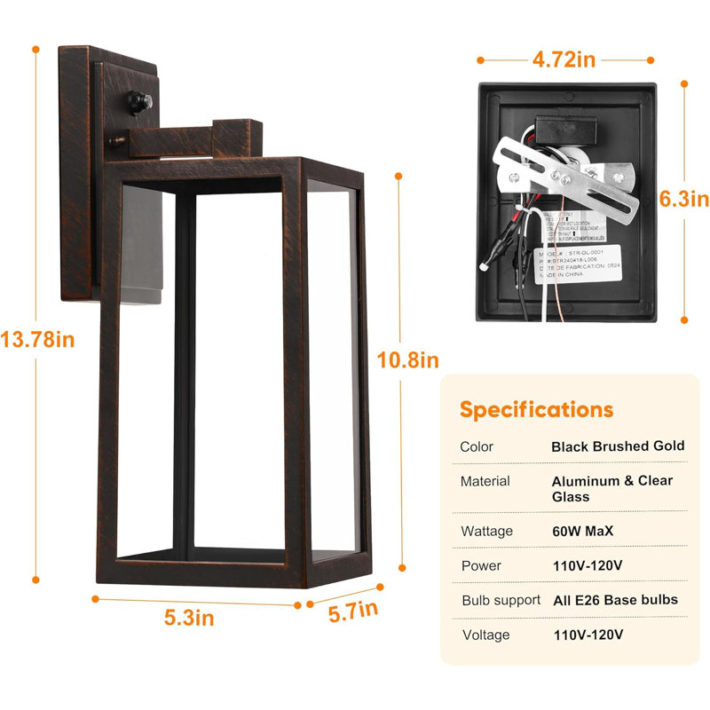 Ronea Corner Wall Light