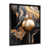 Impression noire sur toile encadrée sélectionné