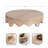 Nara Wooden Wavy Round Serving Tray