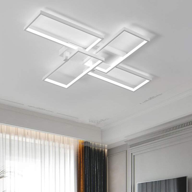 Chakelia LED Flush Mount, White