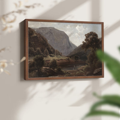 Paysages rétro-CDLxxxxi - reproduction encadrée - réversible