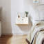 Ritvik 39cm W Solid + Manufactured Wood Bedside Table