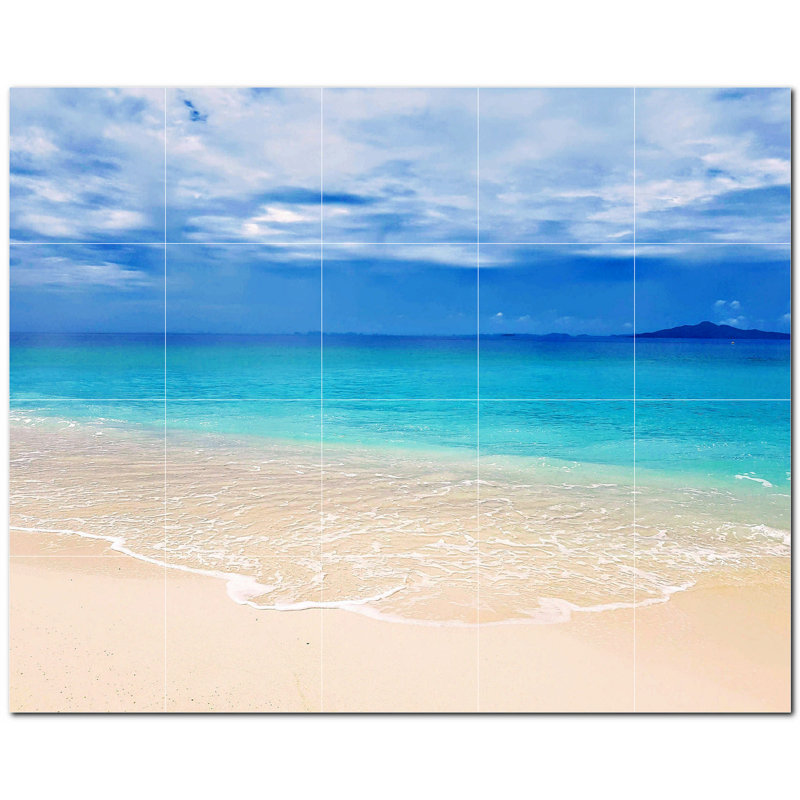 Beach Photo 12'' x 12''