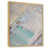 Toile avec cadre flottant brun