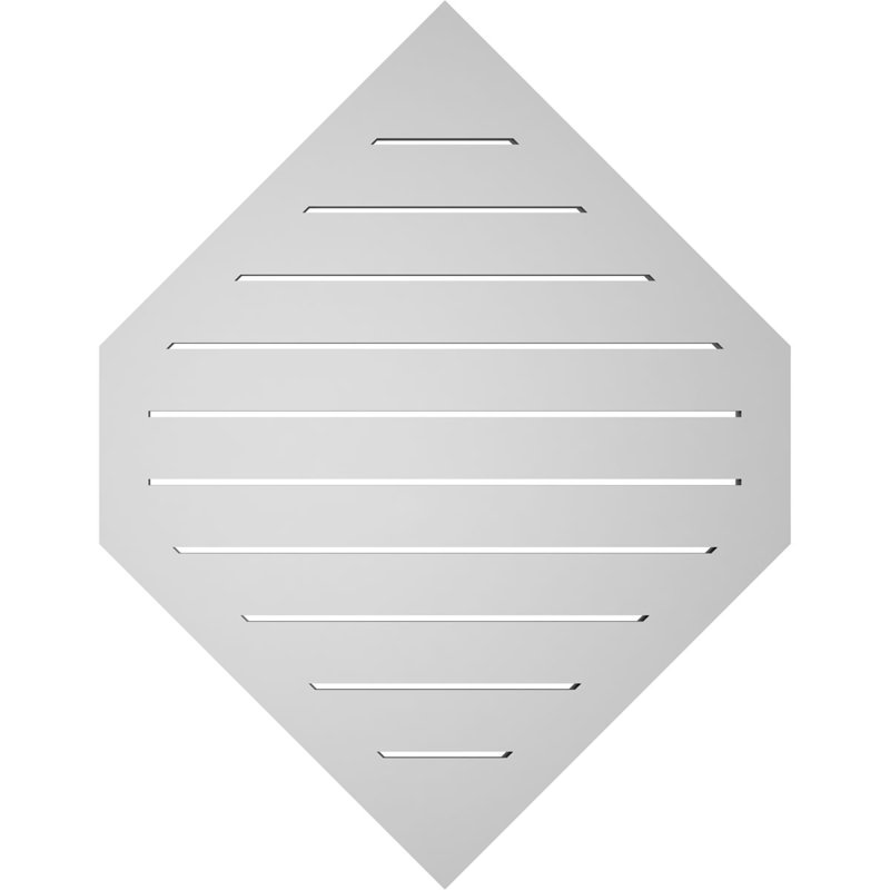 Pente verticale verticale en uréthane Signature, H 1,5 po x l 28 po x L 36 po