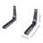 Escano 2PCS Microwave Oven Shelf Bracket Black