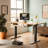 Bureau de travail électrique à hauteur ajustable avec plateau pour clavier Lilja-350881377-350881376